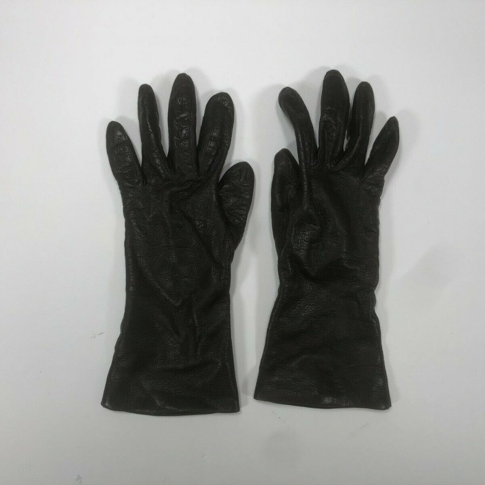 Finale Ladies Brown Gloves 100% Silk-Linel Size 6